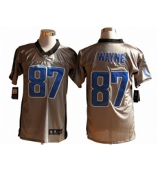 Nike Indianapolis Colts 87 Reggie Wayne Grey Elite Shadow NFL Jersey Nike Indianapolis Colts 87 Reggie Wayne Grey Elite Shadow NFL Jersey