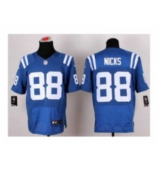 Nike Indianapolis Colts 88 Hakeem Nicks blue Elite Signed NFL Jersey Nike Indianapolis Colts 88 Hakeem Nicks blue Elite Signed NFL Jersey