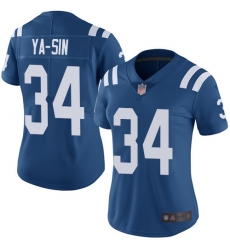 Colts 34 Rock Ya Sin Royal Blue Team Color Women Stitched Football Vapor Untouchable Limited Jersey Colts 34 Rock Ya Sin Royal Blue Team Color Women Stitched Football Vapor Untouchable Limited Jersey