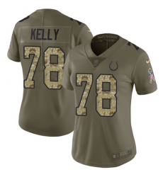 Nike Colts #78 Ryan Kelly Olive Camo Womens Stitched NFL Limited 2017 Salute to Service Jersey Nike Colts #78 Ryan Kelly Olive Camo Womens Stitched NFL Limited 2017 Salute to Service Jersey