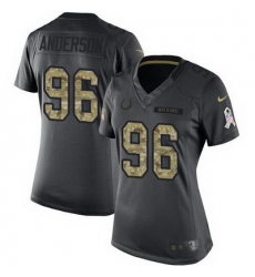 Nike Colts #96 Henry Anderson Black Womens Stitched NFL Limited 2016 Salute to Service Jersey Nike Colts #96 Henry Anderson Black Womens Stitched NFL Limited 2016 Salute to Service Jersey
