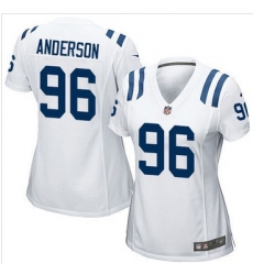 Women Nike Colts #96 Henry Anderson White Stitched NFL Elite Jersey Women Nike Colts #96 Henry Anderson White Stitched NFL Elite Jersey