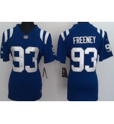 Women Nike Indianapolis Colts 93# Dwight Freeney Blue Nike NFL Jerseys Women Nike Indianapolis Colts 93# Dwight Freeney Blue Nike NFL Jerseys