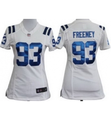 Women Nike Indianapolis Colts 93# Dwight Freeney White Nike NFL Jerseys Women Nike Indianapolis Colts 93# Dwight Freeney White Nike NFL Jerseys