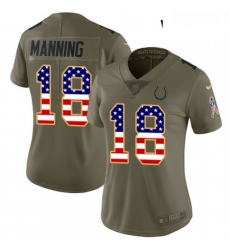 Womens Nike Indianapolis Colts 18 Peyton Manning Limited OliveUSA Flag 2017 Salute to Service NFL Jersey Womens Nike Indianapolis Colts 18 Peyton Manning Limited OliveUSA Flag 2017 Salute to Service NFL Jersey
