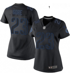 Womens Nike Indianapolis Colts 23 Frank Gore Limited Black Impact NFL Jersey Womens Nike Indianapolis Colts 23 Frank Gore Limited Black Impact NFL Jersey