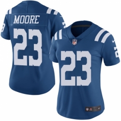 Women's Nike Indianapolis Colts #23 Kenny Moore Limited Royal Blue Rush Vapor Untouchable NFL Jersey