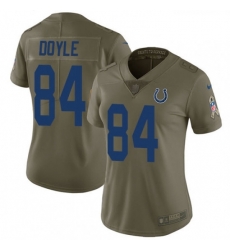 Womens Nike Indianapolis Colts 84 Jack Doyle Limited Olive 2017 Salute to Service NFL Jersey Womens Nike Indianapolis Colts 84 Jack Doyle Limited Olive 2017 Salute to Service NFL Jersey