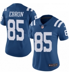 Womens Nike Indianapolis Colts 85 Eric Ebron Limited Royal Blue Rush Vapor Untouchable NFL Jersey Womens Nike Indianapolis Colts 85 Eric Ebron Limited Royal Blue Rush Vapor Untouchable NFL Jersey