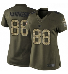 Womens Nike Indianapolis Colts 88 Marvin Harrison Elite Green Salute to Service NFL Jersey Womens Nike Indianapolis Colts 88 Marvin Harrison Elite Green Salute to Service NFL Jersey