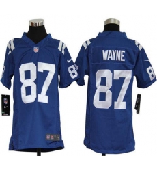 Nike Colts #87 Reggie Wayne Royal Blue Team Color Youth Stitched NFL Elite Jersey Nike Colts #87 Reggie Wayne Royal Blue Team Color Youth Stitched NFL Elite Jersey
