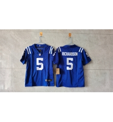 Youth Indianapolis Colts 5 Anthony Richardson Blue 2024 F U S E Vapor Untouchable Limited Stitched Football Jersey Youth Indianapolis Colts 5 Anthony Richardson Blue 2024 F U S E Vapor Untouchable Limited Stitched Football Jersey