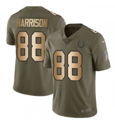 Youth Nike Indianapolis Colts 88 Marvin Harrison Limited OliveGold 2017 Salute to Service NFL Jersey Youth Nike Indianapolis Colts 88 Marvin Harrison Limited OliveGold 2017 Salute to Service NFL Jersey