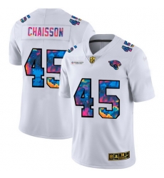 Jacksonville Jaguars 45 K 27Lavon Chaisson Men White Nike Multi Color 2020 NFL Crucial Catch Limited NFL Jersey Jacksonville Jaguars 45 K 27Lavon Chaisson Men White Nike Multi Color 2020 NFL Crucial Catch Limited NFL Jersey