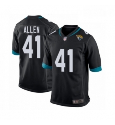 Men Jacksonville Jaguars 41 Josh Allen Game Black Team Color Football Jersey Men Jacksonville Jaguars 41 Josh Allen Game Black Team Color Football Jersey