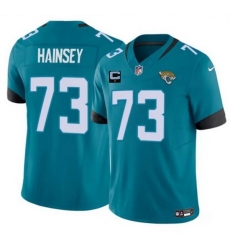 Men Jacksonville Jaguars 73 Robert Hainsey Teal 2025 F U S E  With 1 Star C Patch Vapor Untouchable Limited Stitched Jersey
