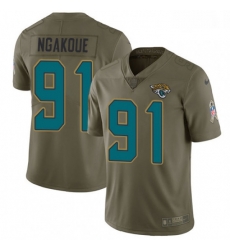 Men Nike Jacksonville Jaguars 91 Yannick Ngakoue Limited Olive 2017 Salute to Service NFL Jersey Men Nike Jacksonville Jaguars 91 Yannick Ngakoue Limited Olive 2017 Salute to Service NFL Jersey