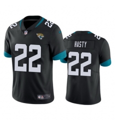 Men's Jacksonville Jaguars #22 JaMycal Hasty Black Vapor Untouchable Limited Stitched Jersey Men's Jacksonville Jaguars #22 JaMycal Hasty Black Vapor Untouchable Limited Stitched Jersey