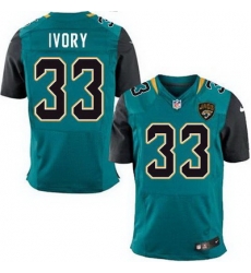 Nike Jaguars #33 Chris Ivory Teal Green Team Color Mens Stitched NFL Elite Jersey Nike Jaguars #33 Chris Ivory Teal Green Team Color Mens Stitched NFL Elite Jersey