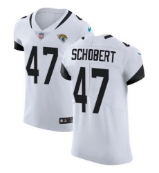 Nike Jaguars 47 Joe Schobert White Men Stitched NFL New Elite Jersey Nike Jaguars 47 Joe Schobert White Men Stitched NFL New Elite Jersey