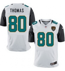 Nike Jaguars #80 Julius Thomas White Men Stitched NFL Elite Jersey Nike Jaguars #80 Julius Thomas White Men Stitched NFL Elite Jersey
