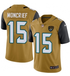Nike Limited Men Donte Moncrief Gold Jersey NFL #15 Jacksonville Jaguars Rush Vapor Untouchable Nike Limited Men Donte Moncrief Gold Jersey NFL #15 Jacksonville Jaguars Rush Vapor Untouchable