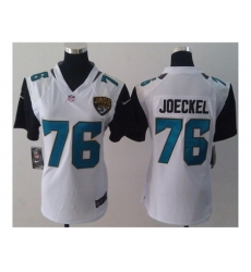 Nike Women NFL Jacksonville Jaguars #76 Luke Joeckel white Jerseys(NEW) Nike Women NFL Jacksonville Jaguars #76 Luke Joeckel white Jerseys(NEW)