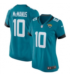 Women Jacksonville Jaguars 10 Brandon McManus Teal Stitched Jersey 28Run Small 29 Women Jacksonville Jaguars 10 Brandon McManus Teal Stitched Jersey 28Run Small 29