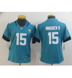 Women Jaguars 15 Gardner Minshew II Teal Vapor Untouchable Limited Jersey Women Jaguars 15 Gardner Minshew II Teal Vapor Untouchable Limited Jersey