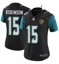Womens Nike Jacksonville Jaguars 15 Allen Robinson Elite Black Alternate NFL Jersey Womens Nike Jacksonville Jaguars 15 Allen Robinson Elite Black Alternate NFL Jersey