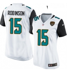 Womens Nike Jacksonville Jaguars 15 Allen Robinson Game White NFL Jersey Womens Nike Jacksonville Jaguars 15 Allen Robinson Game White NFL Jersey