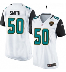Womens Nike Jacksonville Jaguars 50 Telvin Smith Game White NFL Jersey Womens Nike Jacksonville Jaguars 50 Telvin Smith Game White NFL Jersey