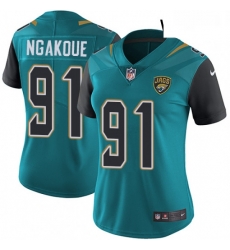 Womens Nike Jacksonville Jaguars 91 Yannick Ngakoue Elite Teal Green Team Color NFL Jersey Womens Nike Jacksonville Jaguars 91 Yannick Ngakoue Elite Teal Green Team Color NFL Jersey