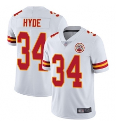 Chiefs 34 Carlos Hyde White Vapor Untouchable Limited Jersey Chiefs 34 Carlos Hyde White Vapor Untouchable Limited Jersey