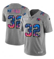 Kansas City Chiefs 32 Tyrann Mathieu Men Nike Multi Color 2020 NFL Crucial Catch NFL Jersey Greyheather Kansas City Chiefs 32 Tyrann Mathieu Men Nike Multi Color 2020 NFL Crucial Catch NFL Jersey Greyheather