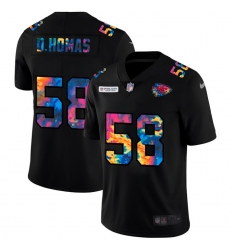 Kansas City Chiefs 58 Derrick Thomas Men Nike Multi Color Black 2020 NFL Crucial Catch Vapor Untouchable Limited Jersey Kansas City Chiefs 58 Derrick Thomas Men Nike Multi Color Black 2020 NFL Crucial Catch Vapor Untouchable Limited Jersey