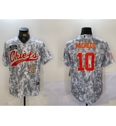 Men Kansas City Chiefs 10 Isiah Pacheco 2024 Arctic Camo Salute To Service Stitched Baseball Jersey 1 Men Kansas City Chiefs 10 Isiah Pacheco 2024 Arctic Camo Salute To Service Stitched Baseball Jersey 1