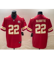 Men Kansas City Chiefs 22 Trent McDuffie Red Vapor Untouchable Limited Stitched Football Jersey Men Kansas City Chiefs 22 Trent McDuffie Red Vapor Untouchable Limited Stitched Football Jersey