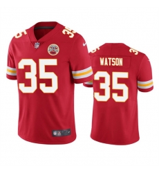 Men Kansas City Chiefs 35 Jaylen Watson Red Vapor Untouchable Limited Stitched Football Jersey Men Kansas City Chiefs 35 Jaylen Watson Red Vapor Untouchable Limited Stitched Football Jersey