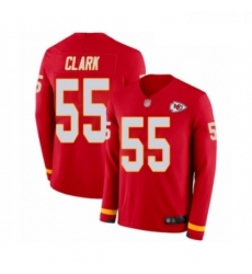 Men Kansas City Chiefs 55 Frank Clark Limited Red Therma Long Sleeve Football Jersey Men Kansas City Chiefs 55 Frank Clark Limited Red Therma Long Sleeve Football Jersey