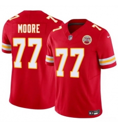 Men Kansas City Chiefs 77 Jaylon Moore Red 2025 F U S E Vapor Untouchable Limited Stitched Football Jersey Men Kansas City Chiefs 77 Jaylon Moore Red 2025 F U S E Vapor Untouchable Limited Stitched Football Jersey