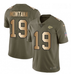 Men Nike Kansas City Chiefs 19 Joe Montana Limited OliveGold 2017 Salute to Service NFL Jersey Men Nike Kansas City Chiefs 19 Joe Montana Limited OliveGold 2017 Salute to Service NFL Jersey