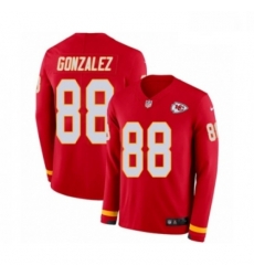 Men Nike Kansas City Chiefs 88 Tony Gonzalez Limited Red Therma Long Sleeve NFL Jersey Men Nike Kansas City Chiefs 88 Tony Gonzalez Limited Red Therma Long Sleeve NFL Jersey