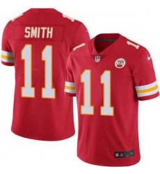 Nike Chiefs #11 Alex Smith Red Team Color Mens Stitched NFL Vapor Untouchable Limited Jersey Nike Chiefs #11 Alex Smith Red Team Color Mens Stitched NFL Vapor Untouchable Limited Jersey