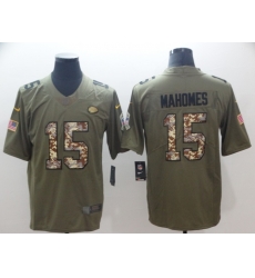 Nike Chiefs 15 Patrick Mahomes Olive Camo Salute To Service Limited Jersey Nike Chiefs 15 Patrick Mahomes Olive Camo Salute To Service Limited Jersey