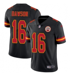 Nike Chiefs #16 Len Dawson Black Mens Stitched NFL Limited Rush Jersey Nike Chiefs #16 Len Dawson Black Mens Stitched NFL Limited Rush Jersey