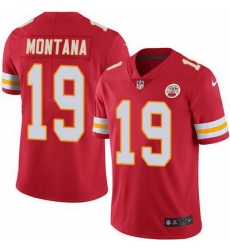 Nike Chiefs #19 Joe Montana Red Team Color Mens Stitched NFL Vapor Untouchable Limited Jersey Nike Chiefs #19 Joe Montana Red Team Color Mens Stitched NFL Vapor Untouchable Limited Jersey