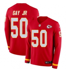 Nike Chiefs 50 Willie Gay Jr Red Team Color Men Stitched NFL Limited Therma Long Sleeve Jersey Nike Chiefs 50 Willie Gay Jr Red Team Color Men Stitched NFL Limited Therma Long Sleeve Jersey