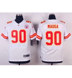 Nike Chiefs #90 Josh Mauga White Mens Stitched NFL Elite Jersey Nike Chiefs #90 Josh Mauga White Mens Stitched NFL Elite Jersey