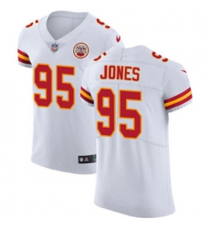 Nike Chiefs #95 Chris Jones White Mens Stitched NFL Vapor Untouchable Elite Jersey Nike Chiefs #95 Chris Jones White Mens Stitched NFL Vapor Untouchable Elite Jersey